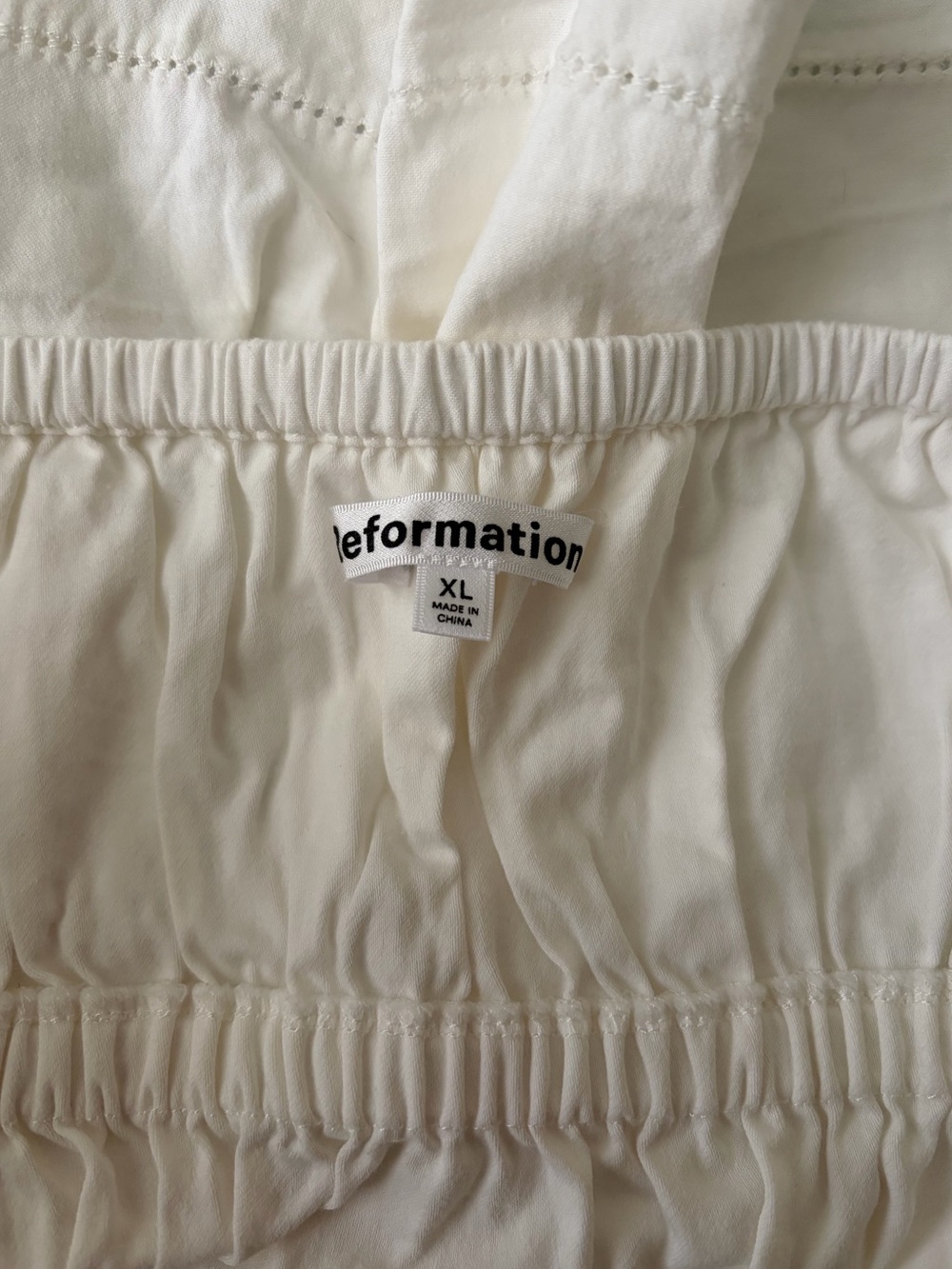 reformation smocked rowen crop top - Picture 4 of 4
